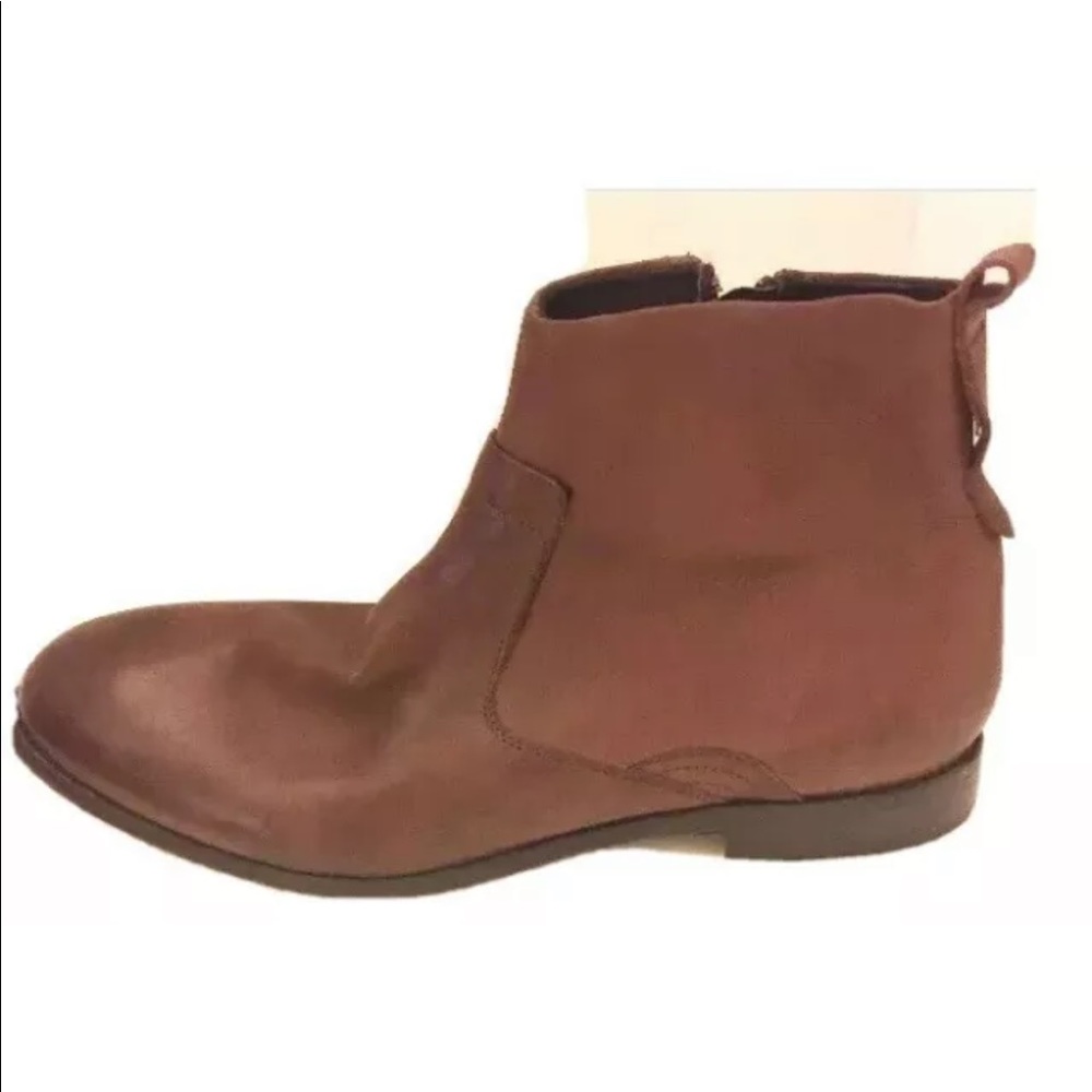H By Hudson Men Kansai Calf Chelsea Boot Chocolate Zipper 43 9.5 Leather Shoes